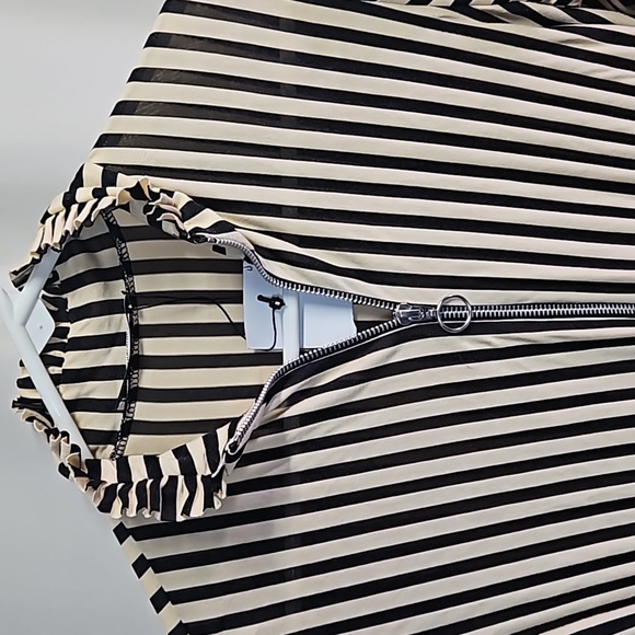 Zara Trafaluc Stripe Dress Sz S NWT - Picture 6 of 11